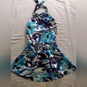 Sportstaff Woman Vintage Dress Open Back Floral Size S